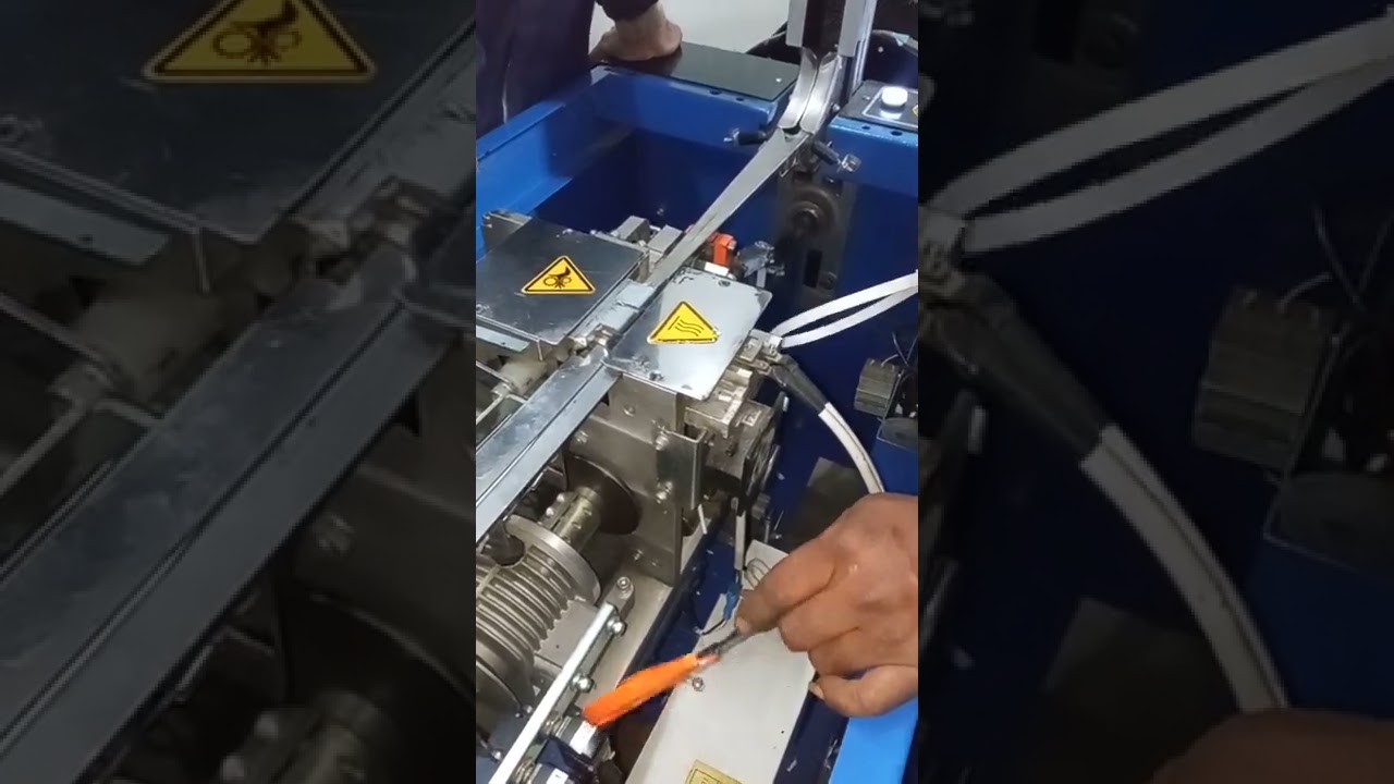 Fully Automatic Strapping machine limit switch settings #packway #strappingmachine