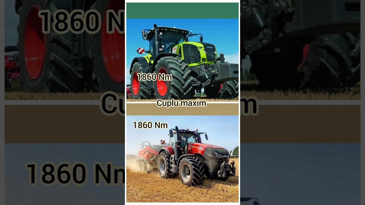 Comparație &icirc;ntre #claas 960 și #caseih magnum 405 #tractor #agriculture #like #subscribe #shorts