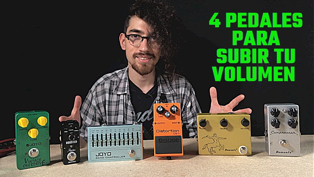 HAZ QUE TUS SOLOS SE ESCUCHEN! 🎸4 PEDALES QUE TE AYUDARÁN EN TUS SOLOS DE GUITARRA