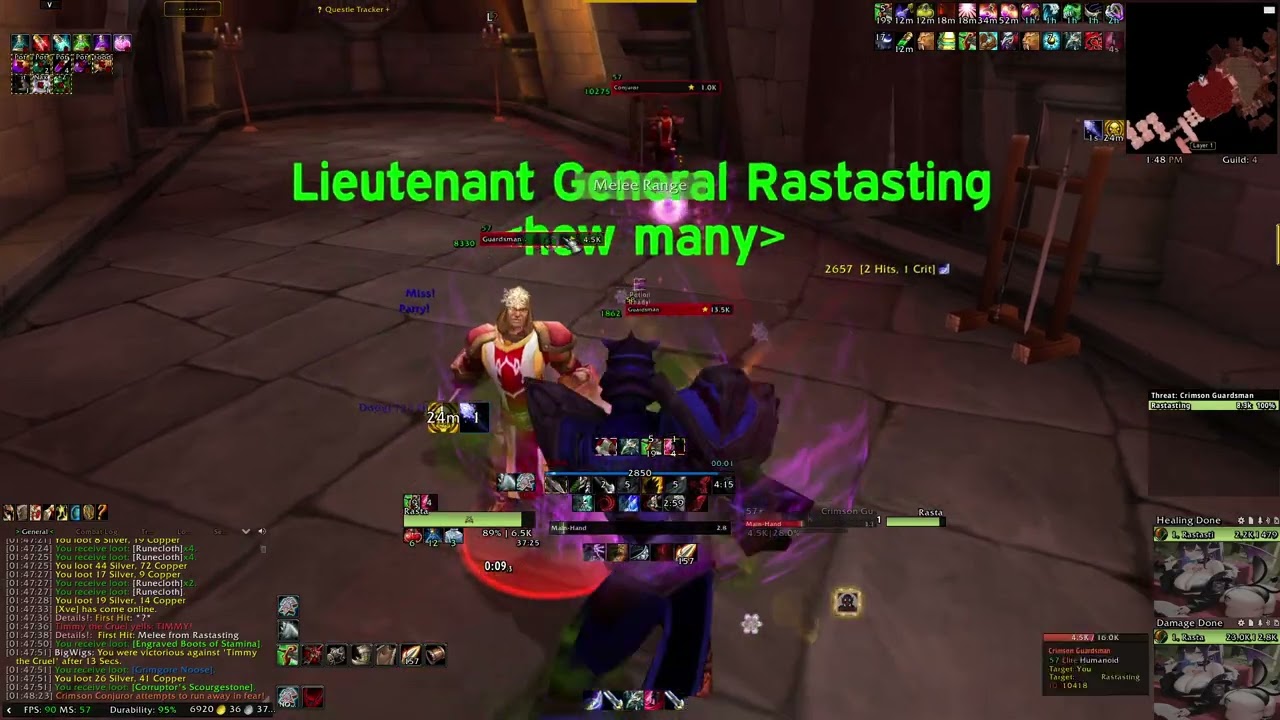 Ashbringer Melee Hunter Strat Live full clear 17m