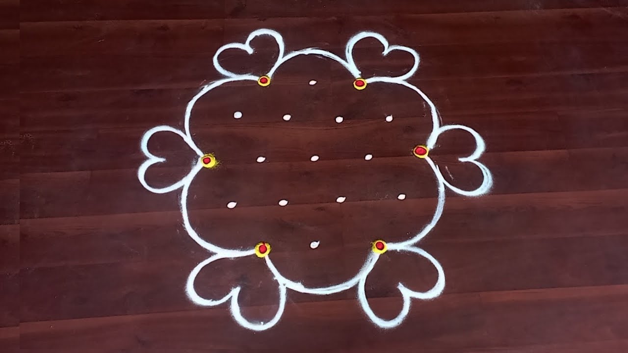 Simple and Daily Rangolis🌺5*3 dots Latest Muggulu🌺 Easy Kolams🌺