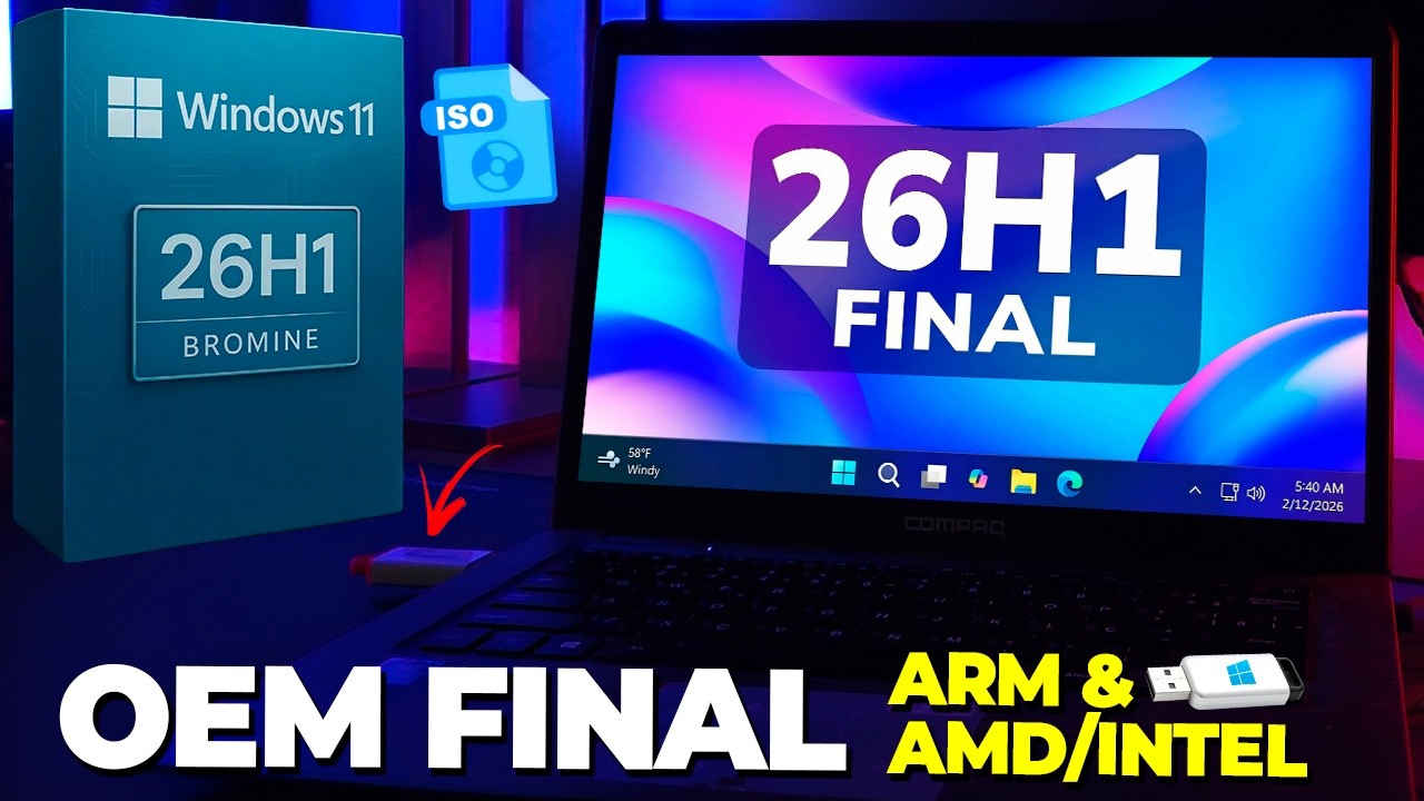 Nova Versão do Windows 11 26H1 Agora OFICIAL PARA TODOS os Modelos de PCs? Descobri ISSO AGORA!