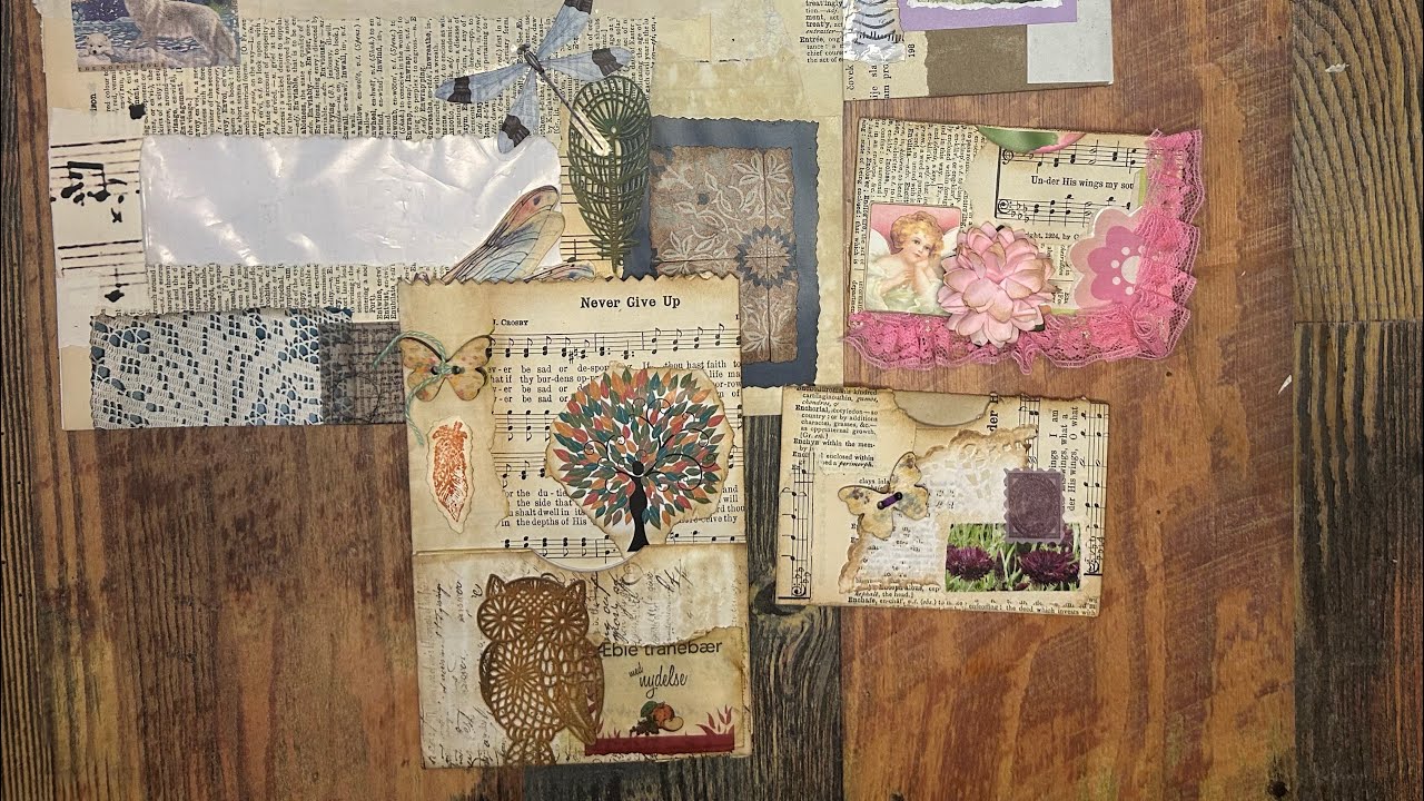 Decorating envelopes for pockets tucks and tags