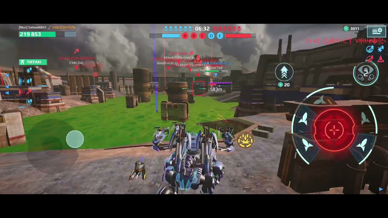 War Robots поймал bersa