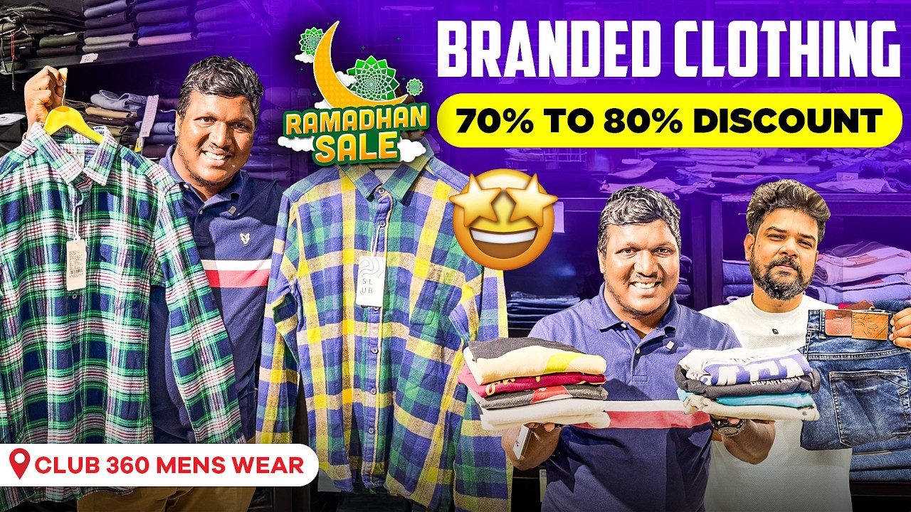 Ramadan Offers || Branded Clothing || 70% to 80% Discount || Dress Collection || Club 360 Menswear
