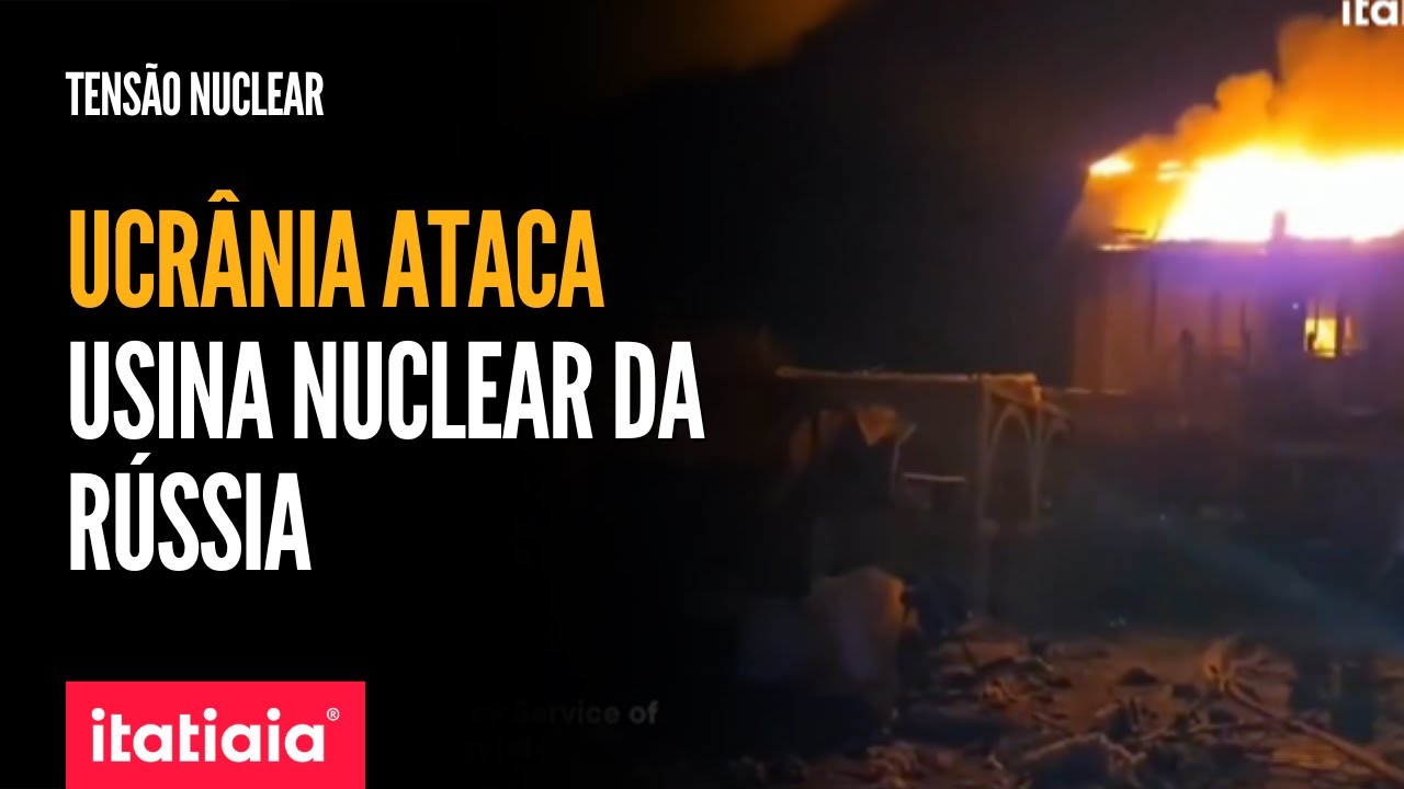 UCRÂNIA LANÇA DRONES E PROVOCA INCÊNDIO EM USINA NUCLEAR RUSSA
