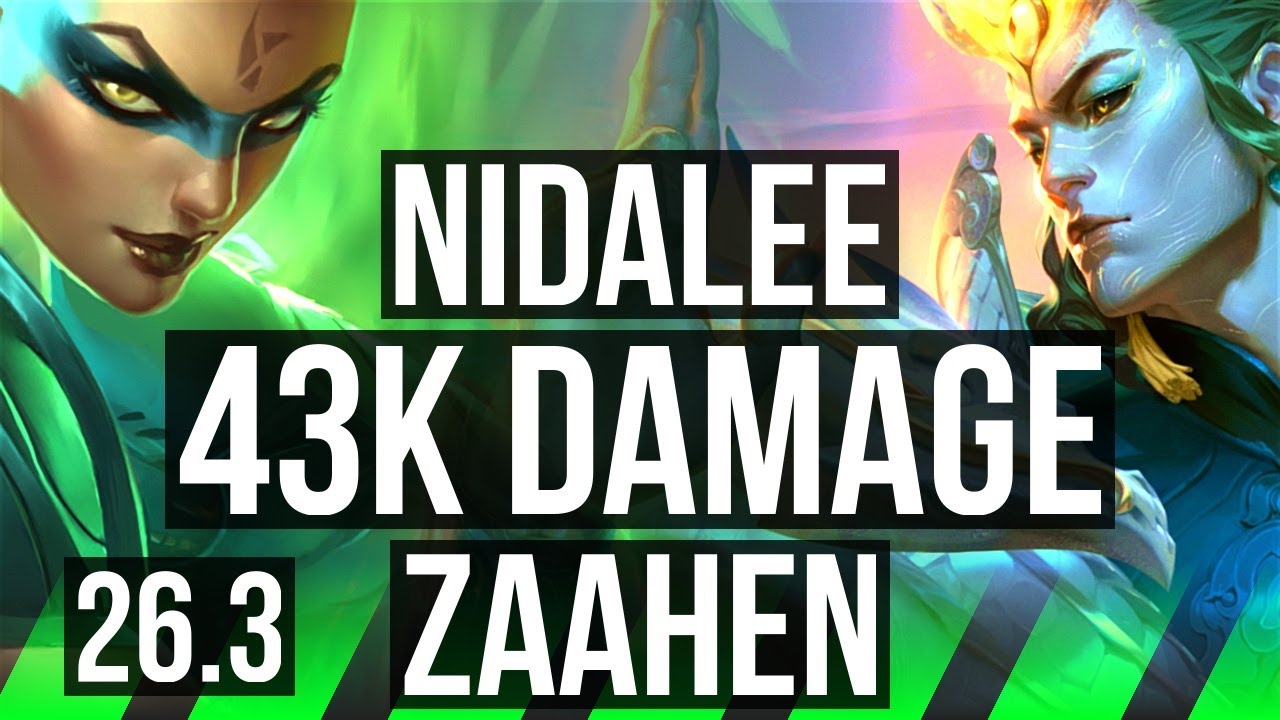 NIDALEE vs ZAAHEN (JGL) | 43K damage | EUW Master | 26.3