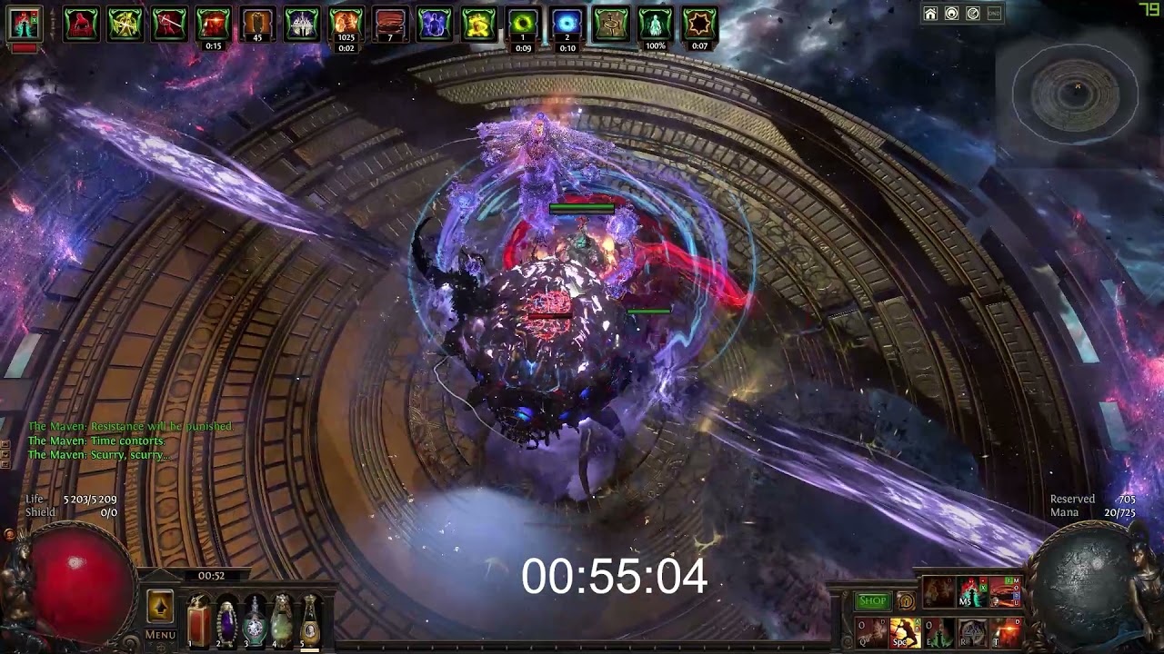 Fastest Maven kill. 1m 28sec