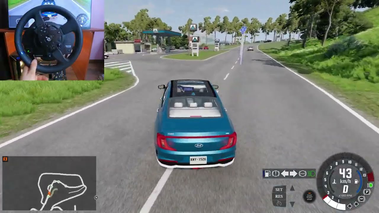 Hyundai Mistra Test Drive Thrustmaster T300 RS GT Edition beamngdrive