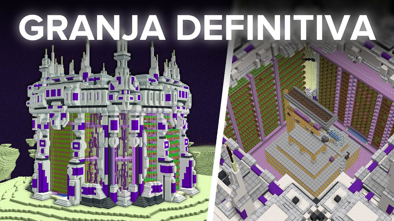 Construí La Granja DEFINITIVA del End en Minecraft