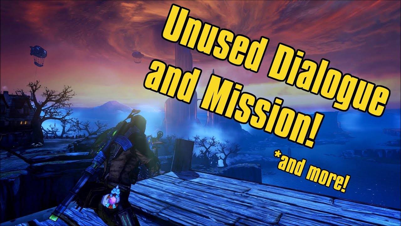 Borderlands 2 - Unused Dialogue and Mission in Dragon Keep and more!