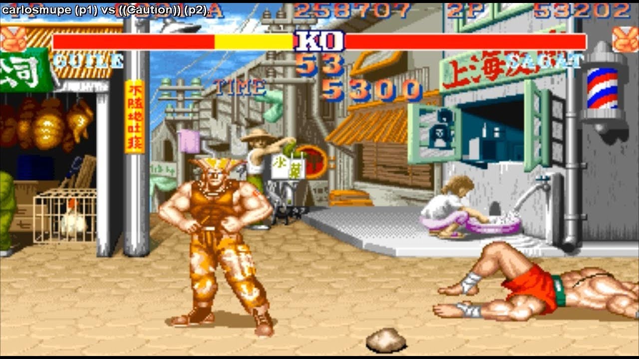 SF2 Champion Edition - carlosmupe (Chile) vs Caution (Brazil) ストリートファイター