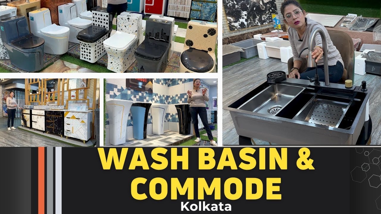 Huge Collection of Wash Basins, Commodes & Kitchen Sinks with Prices in Kolkata