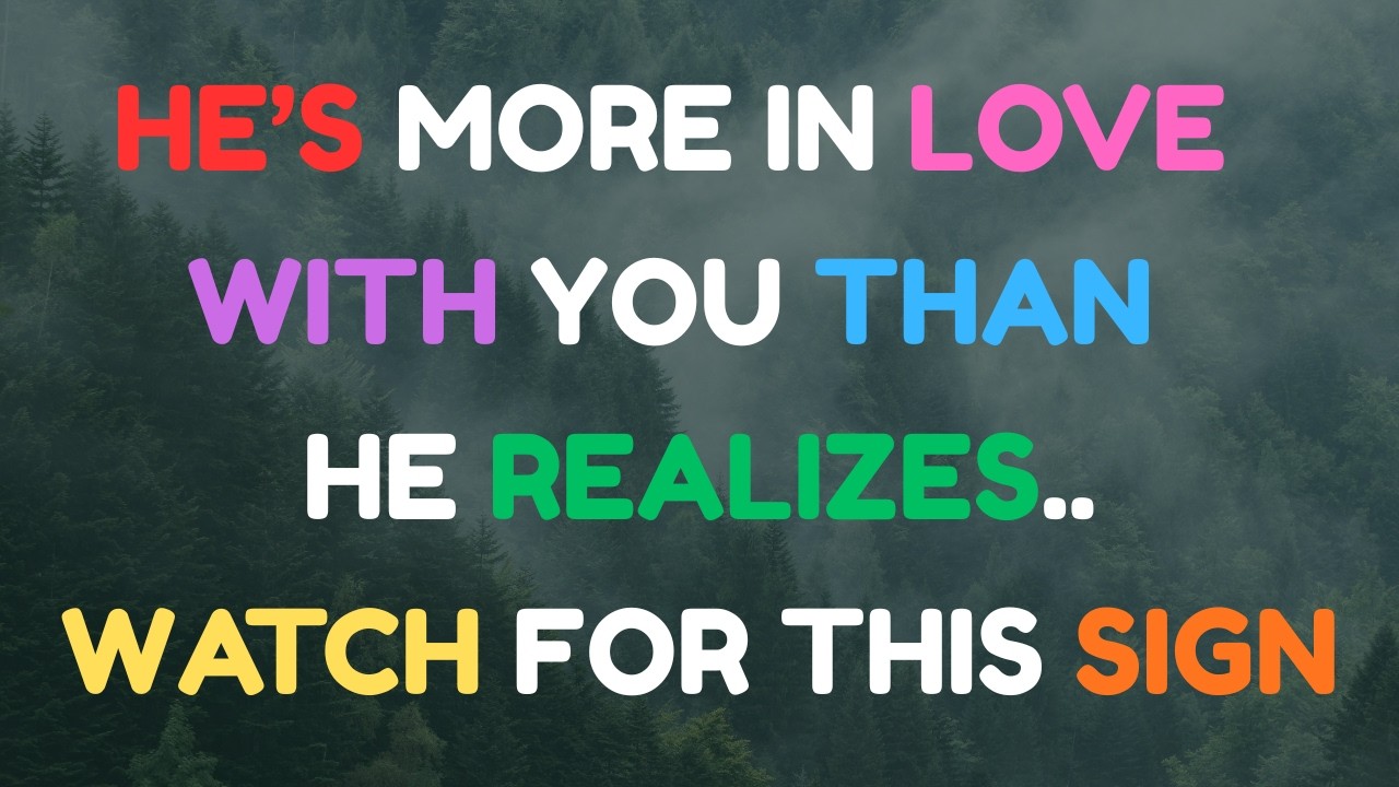 He’s More In Love With You Than He Realizes… Watch For This Sign..