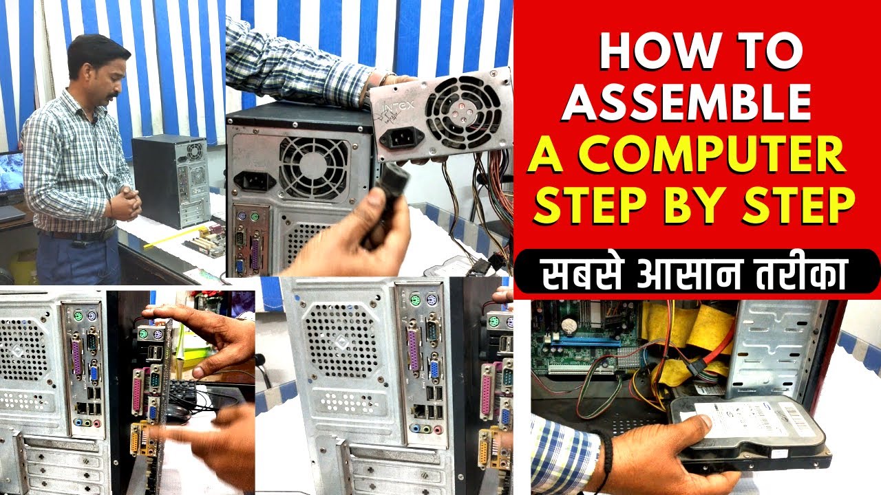 How To Assemble A Computer Step By Step In Hindi | Motherboard Explained | Cpu Assembling