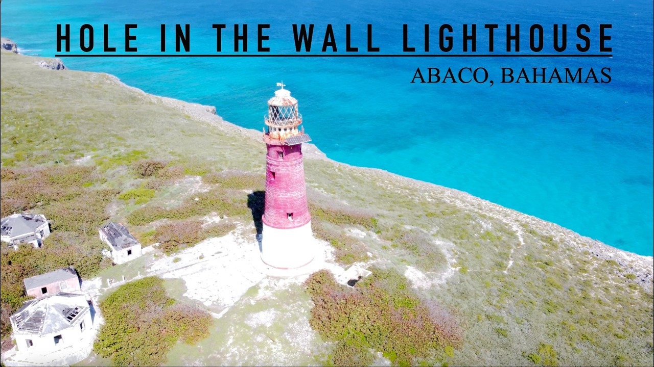 EXPLORING ABANDONED LIGHTHOUSE IN THE BAHAMAS & Blue Hole - Abaco Bahamas