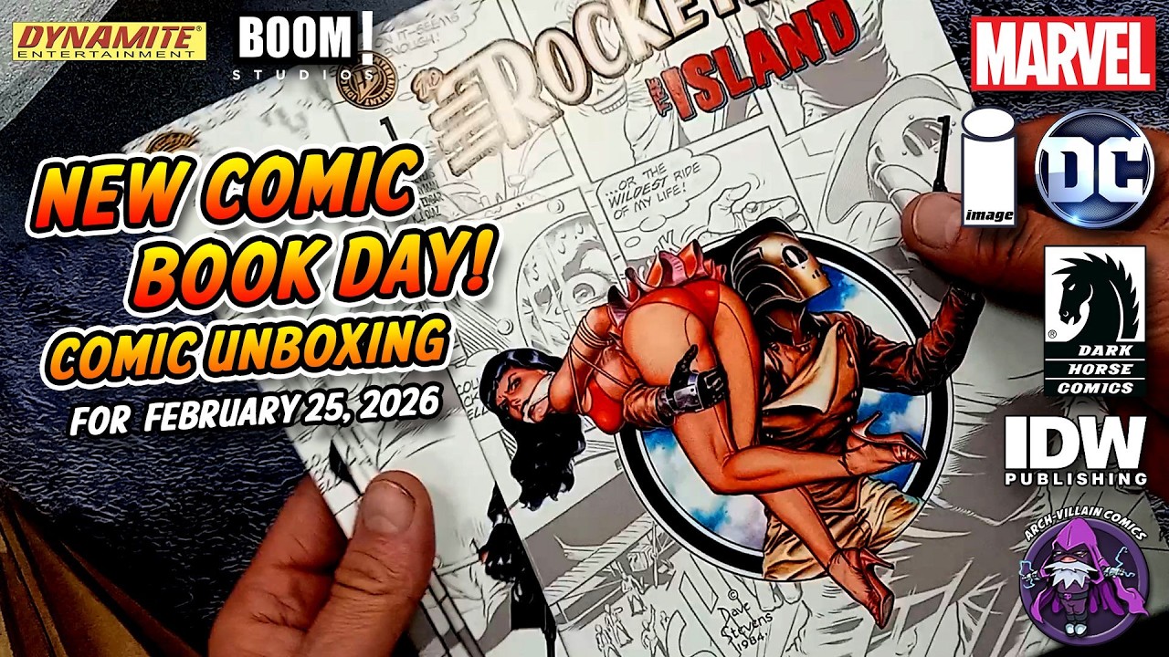 New COMIC BOOK Day - Marvel & DC Comics Unboxing February 25, 2026 - New Comics This Week