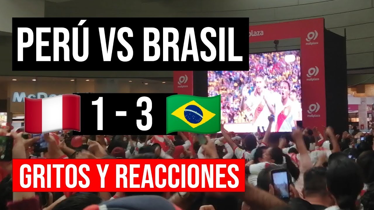 PERÚ VS BRASIL 1 - 3 | REACCIONES Y GRITOS - FINAL DE LA COPA AMÉRICA 2019