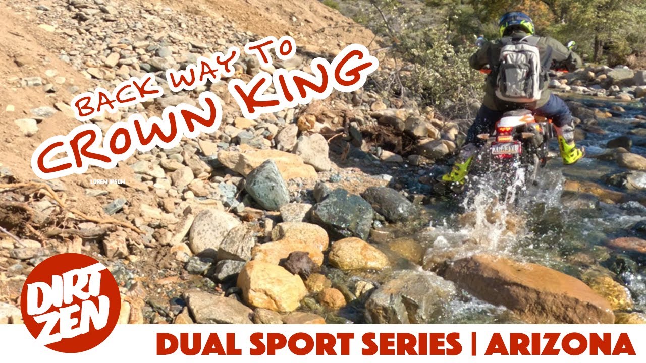The Back Way to Crown King, Arizona - Dual Sport Adventures - Plus GPS Track
