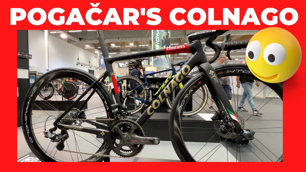 Tadej Pogačar's Colnago V3RS Pro Bike from the EUROBIKE 2022 in detail [4K]