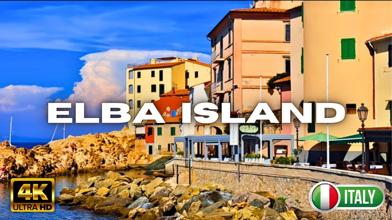 Walking Tour of Italy - PORT OF MARCIANA MARINA -  Elba Island - Tour of Isola D'Elba