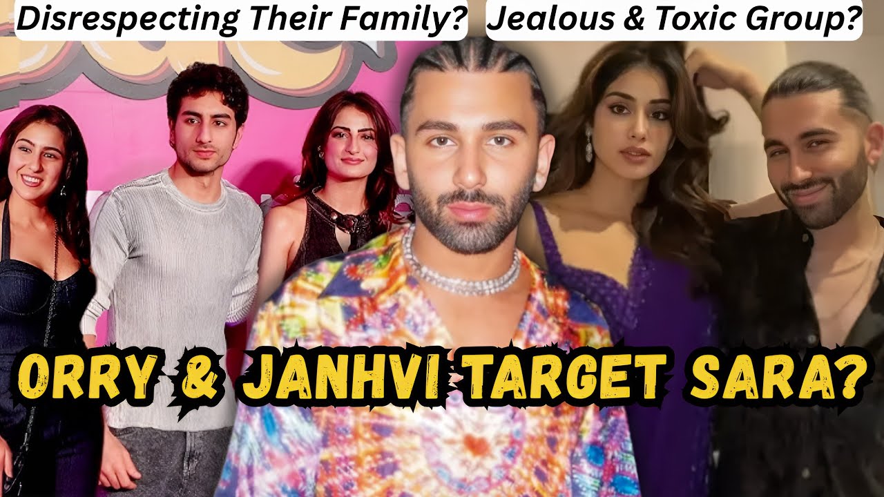 ORRY AND JANHVI  KAPOOR TARGETING SARA ALI KHAN & PALAK TIWARI: SARA UNFOLLOWED ORRY?