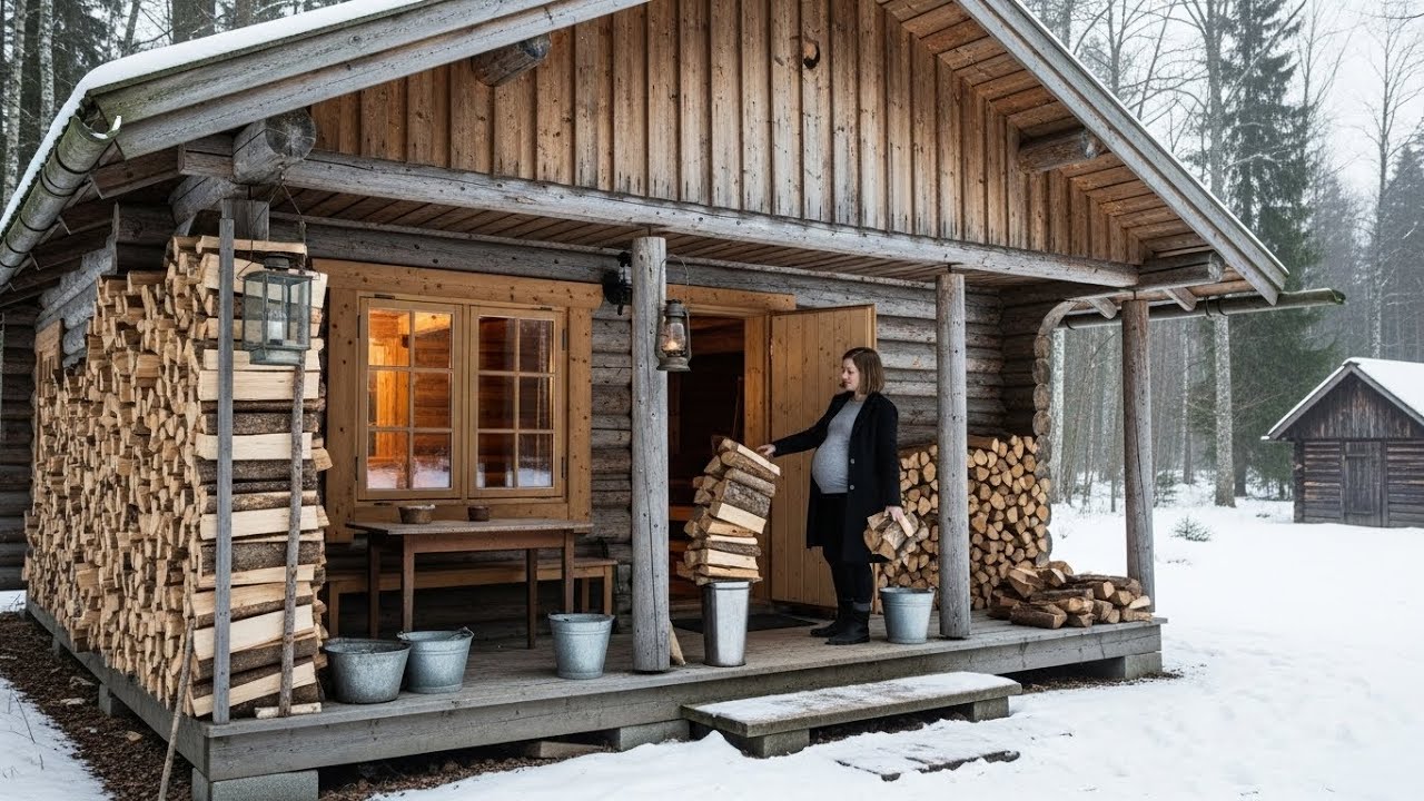 Neighbors Thought the Pregnant Woman Was Crazy for Building a Shed—Until Winter Hit