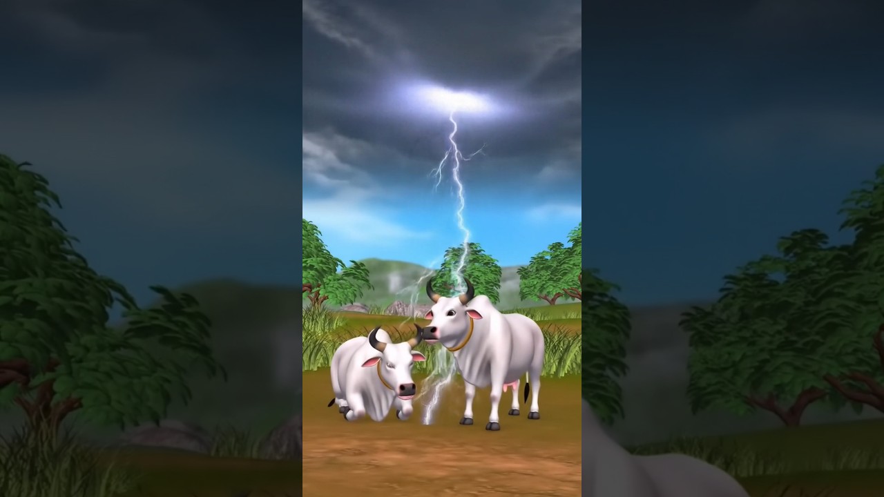 Farmer and Magical Tractor Story #ai#kishan#cartoon#aishortsvideo