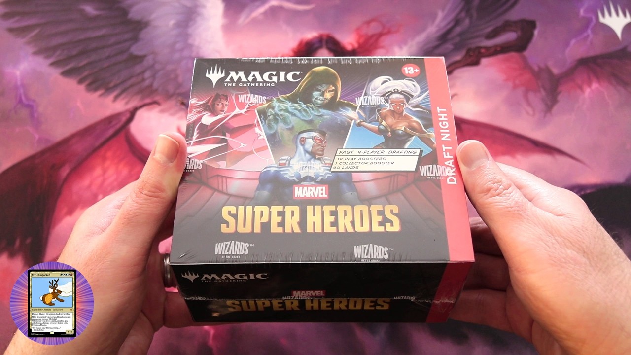 Распаковка MTG Marvel Super Heroes Draft Night &mdash; МИФИЧЕСКИЕ КАРТЫ!
