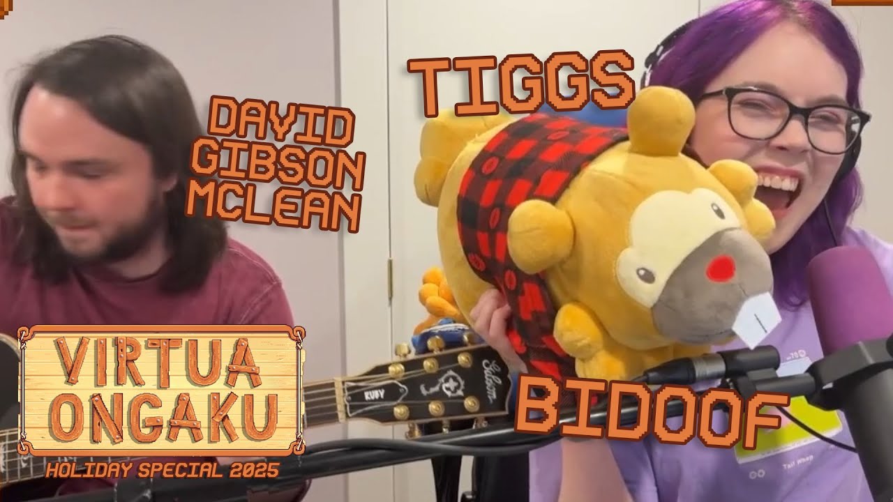 Tiggs, David Gibson McLean, and BIDOOF perform on Virtua Ongaku Holiday Special 2025
