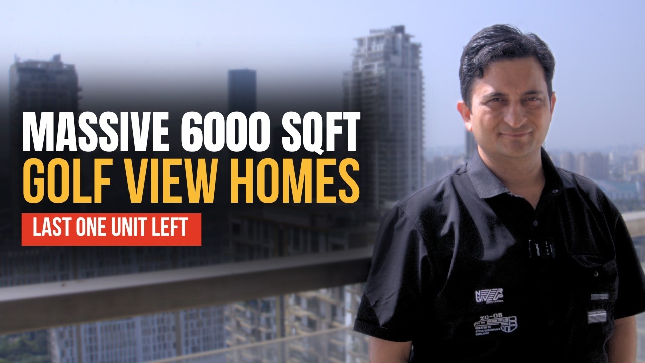 M3M GOLF ESTATE ST.ANDREWS 6000S SQFT  Luxury 4 BHK Apartment #Gurgaonrealestate