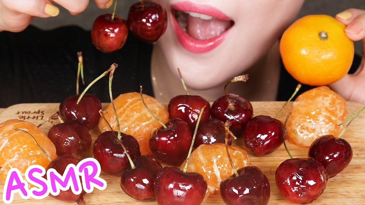 [ASMR] FRUIT TANGHULU ♡ 과일 탕후루 / EATINGSOUNDS MUKBANG (No Talking)