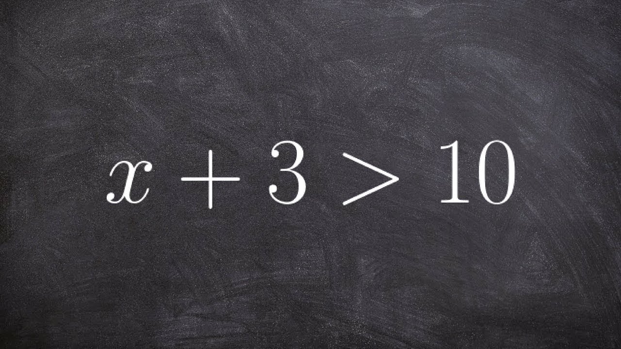 Learn how to solve and graph a one step inequality
