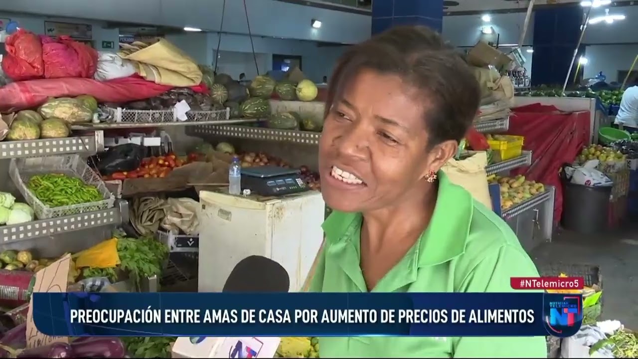 Aumento de precios de alimentos genera preocupación entre amas de casa
