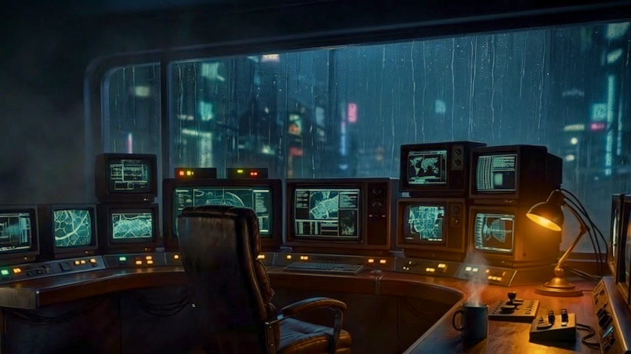 The Night Shift Has No End – Ambient for Lonely Focus | Quiet Hours | Sector 7