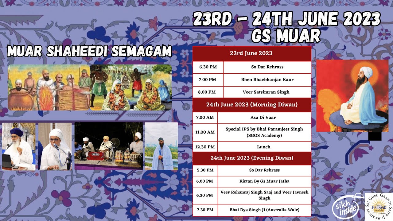 Sheheedi Semagam 2023 | Gurdwara Sahib Muar  AM