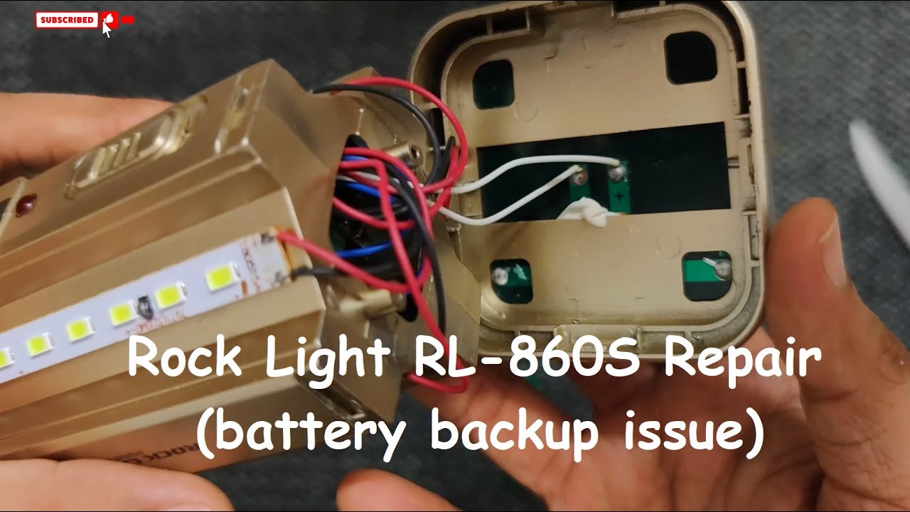 Rock Light RL 860s Repair | Rock Light Teardown | Rock Light battery repair | Step by Step Details