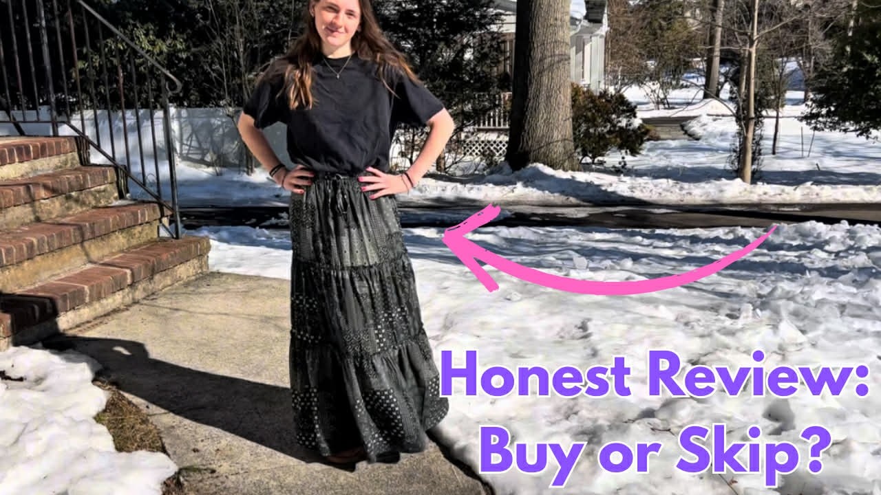 EARKOHA Boho Maxi Skirt Review | Best High Waist Summer Skirt with Pockets
