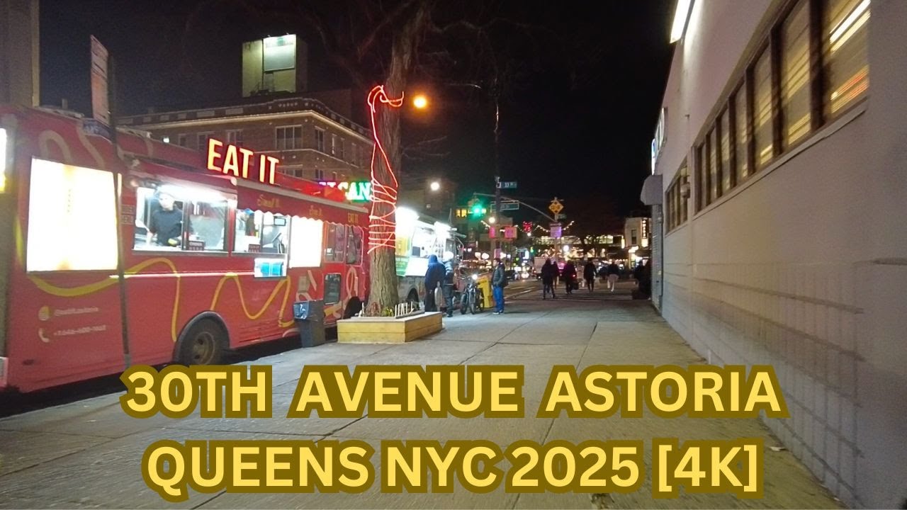 Life in 30th Avenue Astoria, Queens. November 2025 New York City Walking Tour