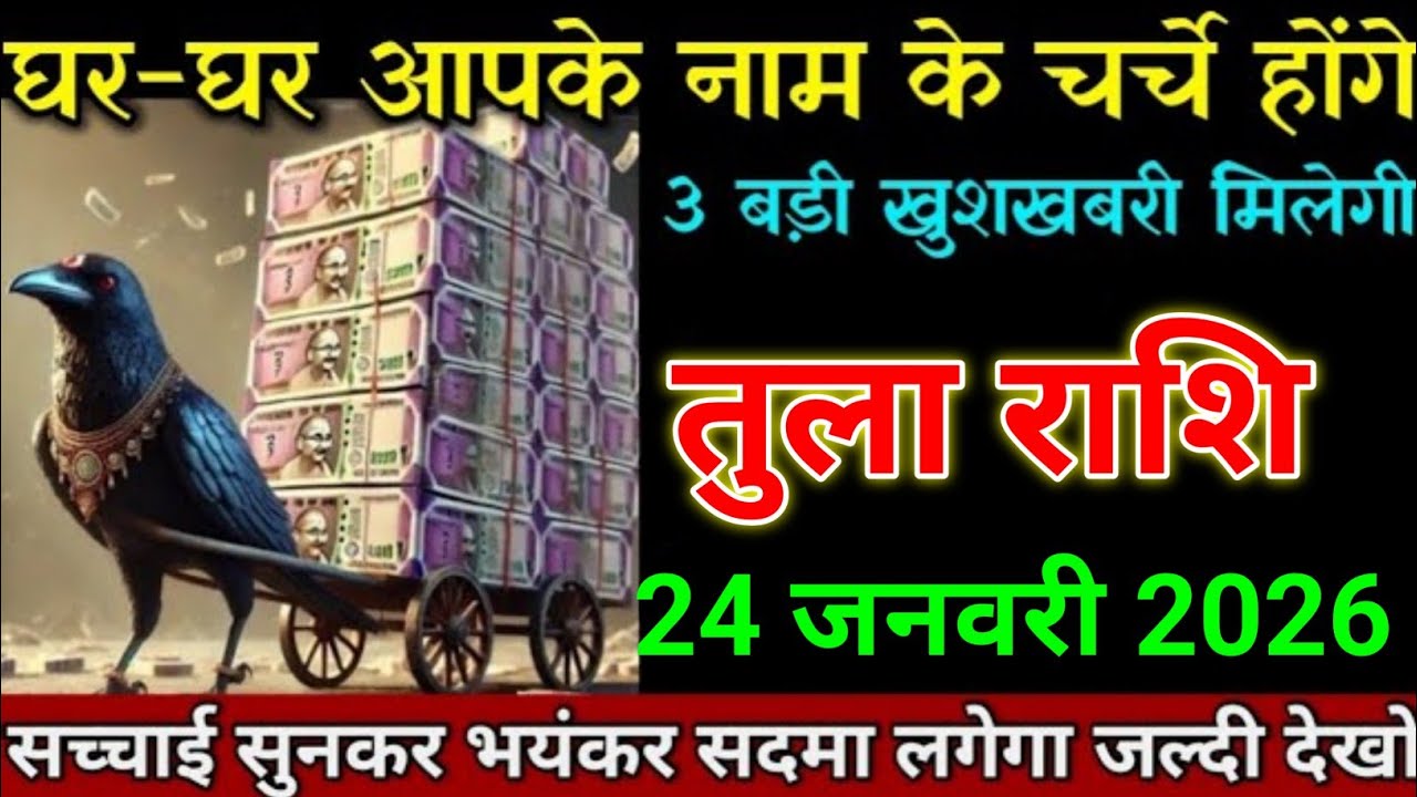 तुला राशि 21 जनवरी 2026 घर-घर आपके नाम के चर्चे होंगे 3 बड़ी खुशखबरी मिलेगी। Tula rashi 