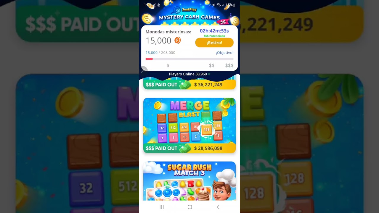 INCRE&Iacute;BLE!!!! ESTO PAGA JUST PLAY EN MEXICO!!! JUSTPLAY EL JUEGO QUE REGALA DINERO!$$