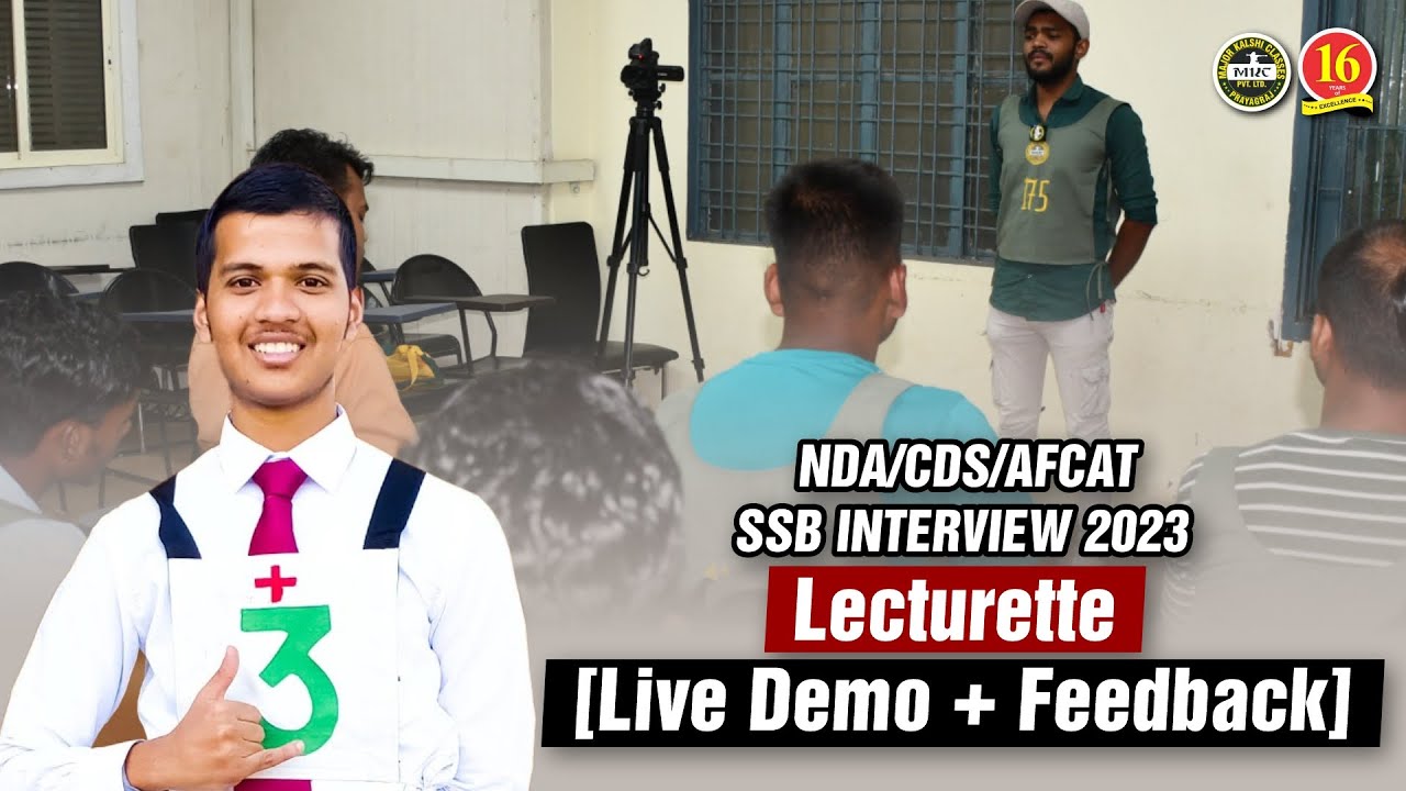 Lecturette in SSB Interview | Lecturette Topics for SSB 2023 | GTO Task | Best SSB  Coaching - MKC