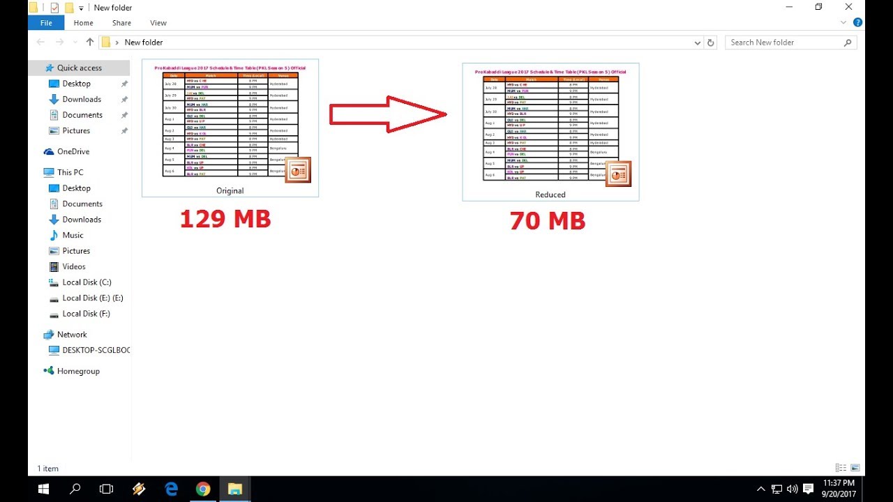 How to Reduced PowerPoint File Size-Easy 100% Work (No App)