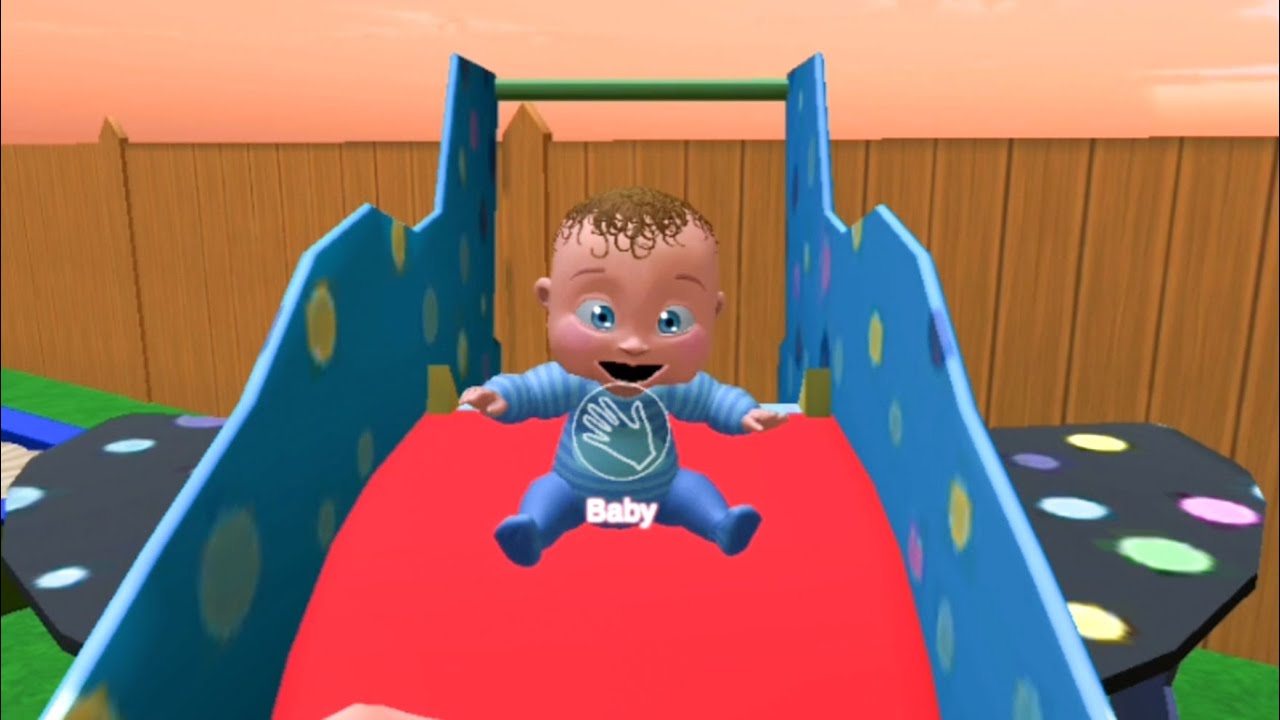 Bayi Sultan Tomtom Bermain Dengan mama Di Taman @Poppy Man