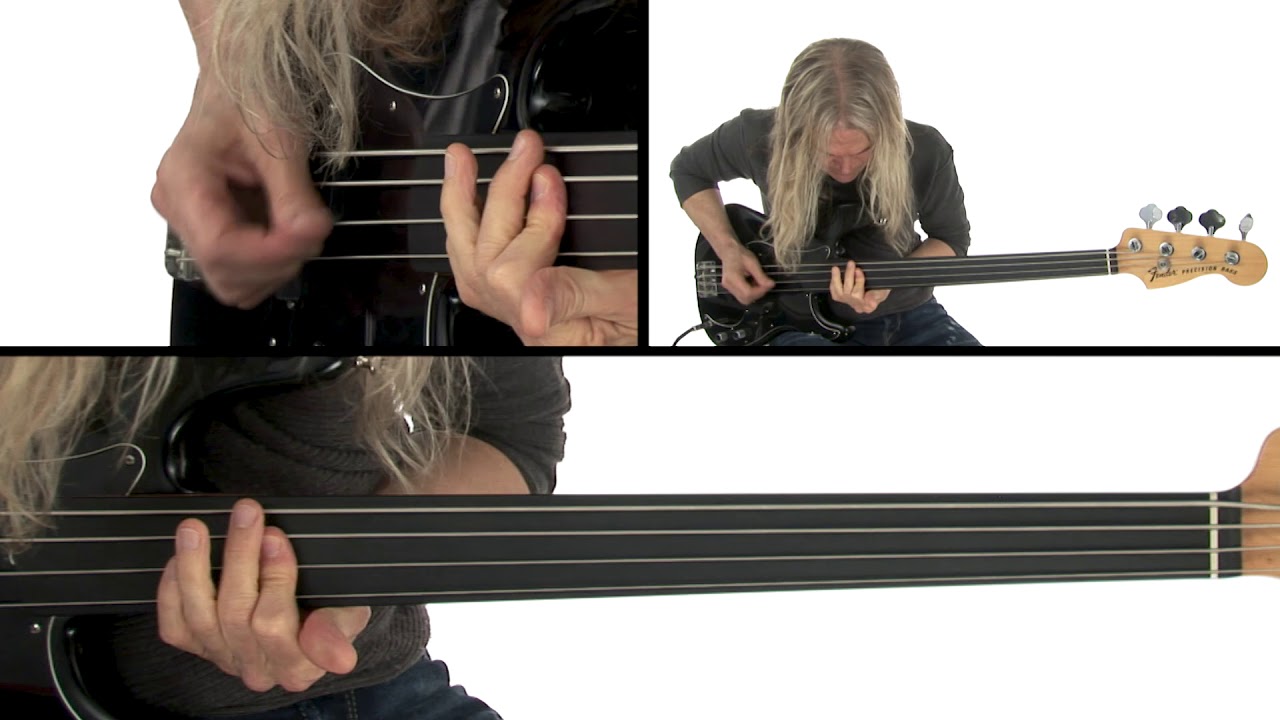 Fretless Bass Lesson - Landing Big Jumps - Tony Franklin