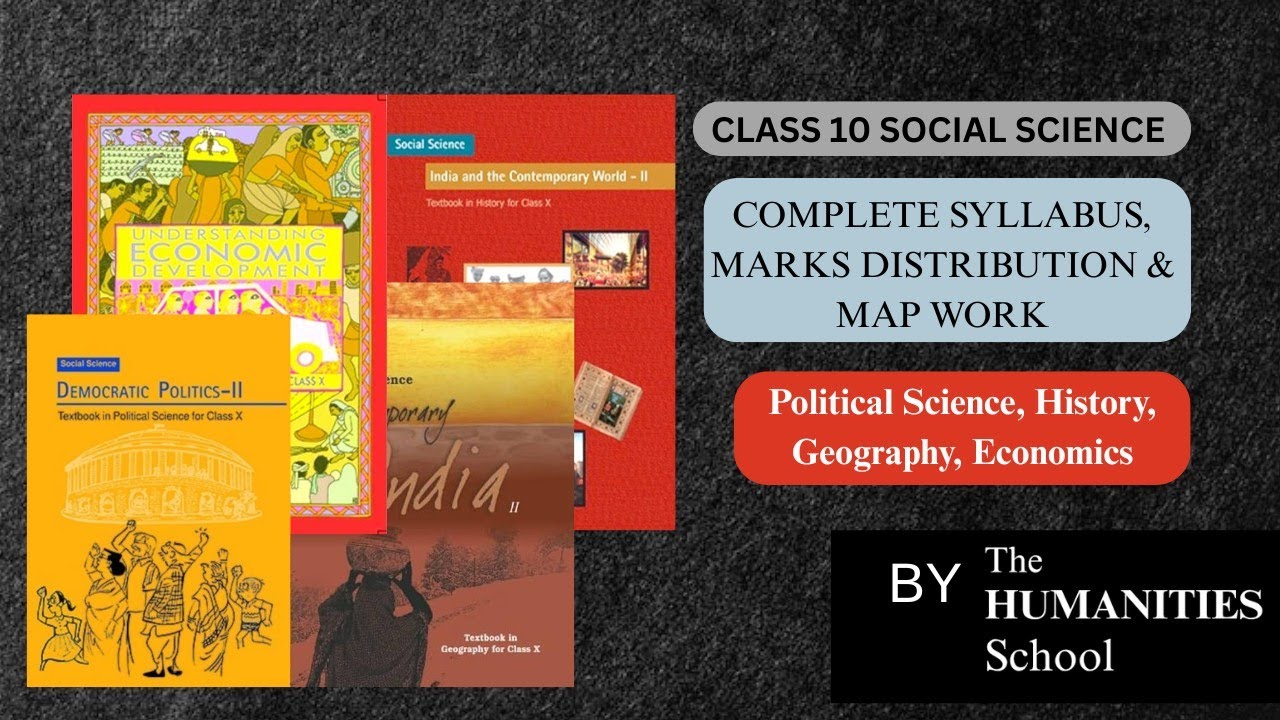 Class 10 Social Science Full Syllabus 2025 | Marks Distribution & Map Work | History Pol.Sci Geo Eco