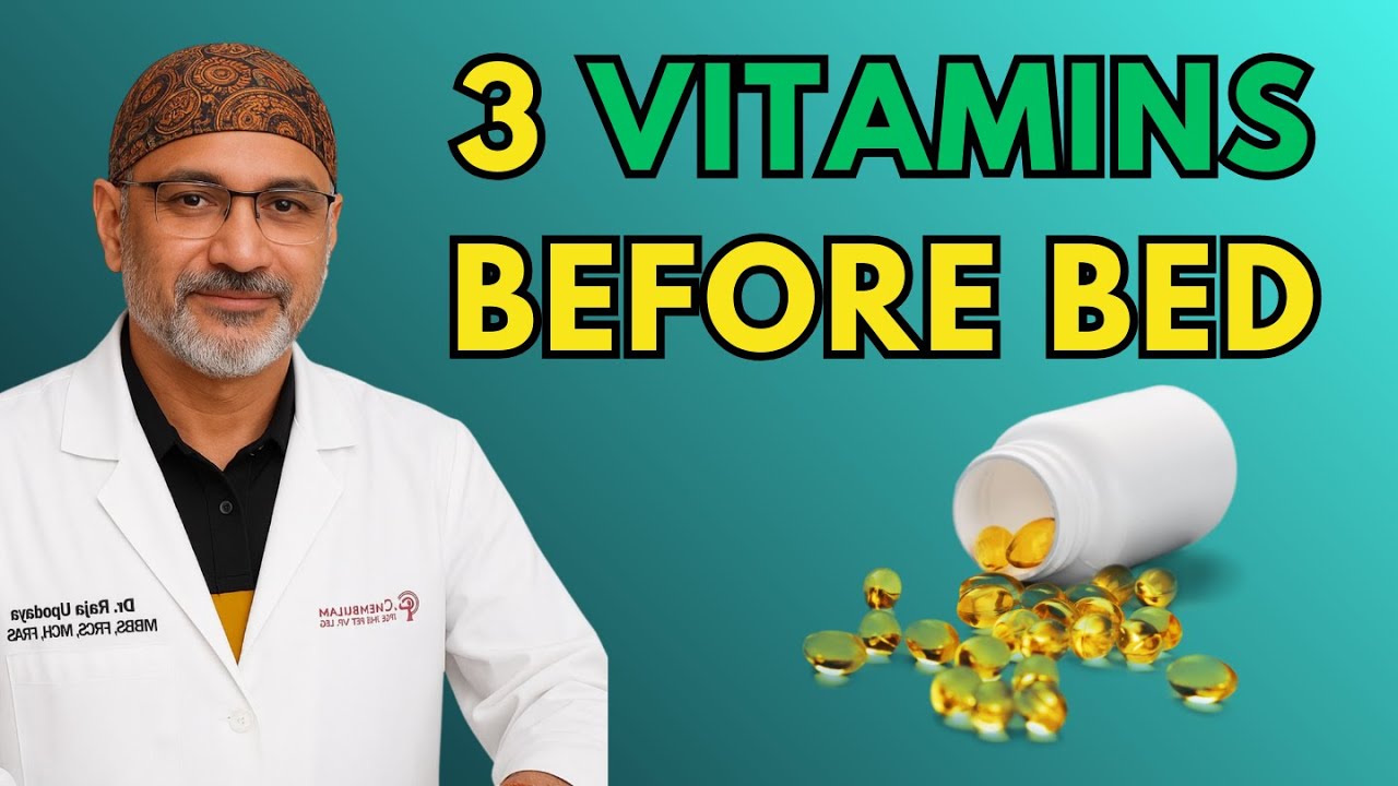 3 Bedtime Vitamins for Stronger Legs After 60 | Senior Health Tips – Dr. shi heng yi