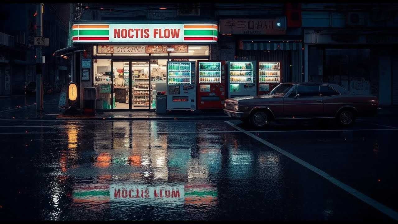 Berlin After Midnight 🌙 Lofi Sleep Mix with Rain Ambience For Relaxing,.