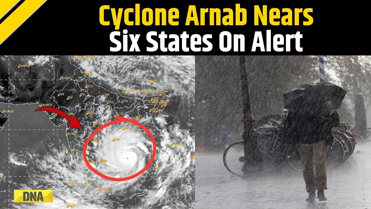 Cyclone 'Arnab' Alert: Landfall Expected Before Midnight As IMD Issues Orange Alerts Across 6 States