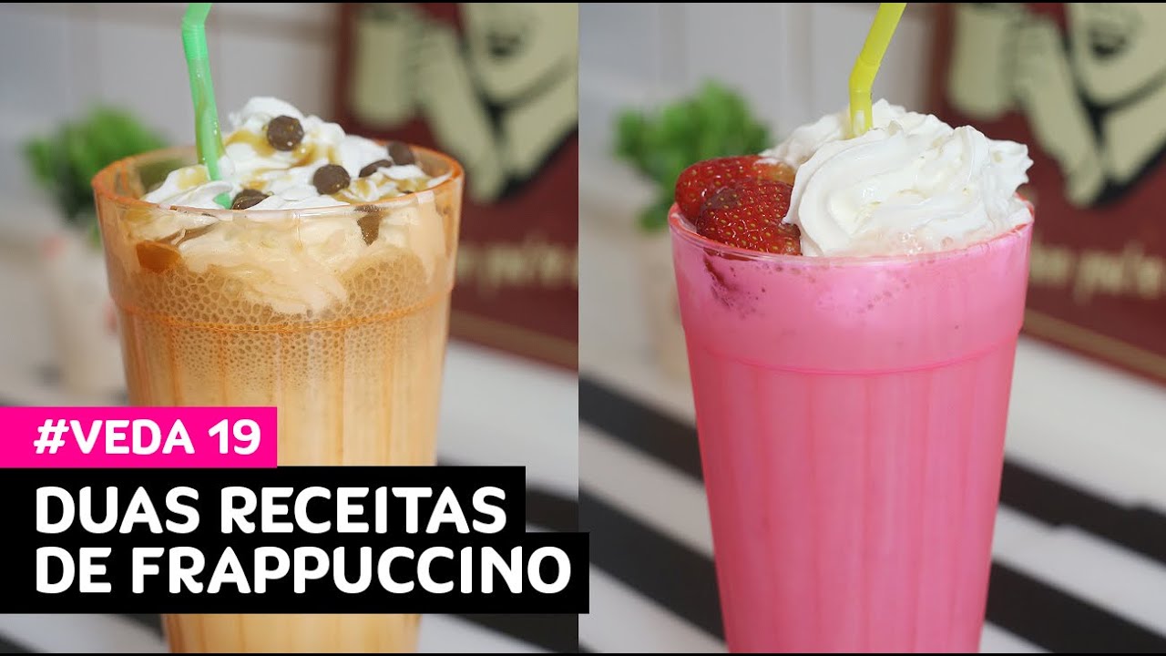 VEDA 19: KOZINHANDO - Duas receitas de frappuccino pra fazer em casa • Karol Pinheiro